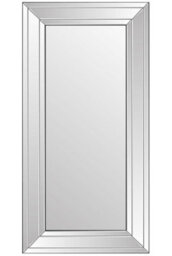 Mirroroutlet Langley All Glass Modern Bevelled Leaner Mirror 174 X 85Cm - thumbnail 2