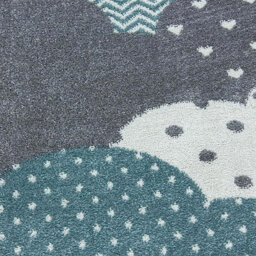 "Bravich Blue & Grey Clouds Kids Rug - Bambi - 160X230Cm (5'4""x7'8"")" - thumbnail 3