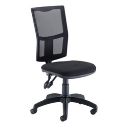 Mist 2 Mesh Back Office Chair - Black Fabric - thumbnail 1