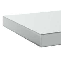 Berkfield Wall Shelves 2 Pcs 50X23.5X3 Cm Silver Stainless Steel - thumbnail 8