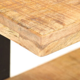 Berkfield Industrial Tv Cabinet 90X40X40 Cm Rough Mango Wood - thumbnail 5