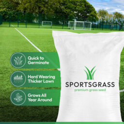 Lawns Direct™ Sportsgrass™ Professional Premium Grass Seed For Premium Sports Pitches Football Rugby Tennis 5Kg, Covers 200M2 - thumbnail 2