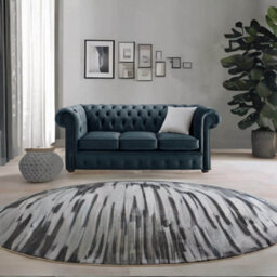 Chesterfield 3 Seater Malta Peacock Blue Velvet Fabric Sofa In Classic Style - thumbnail 3