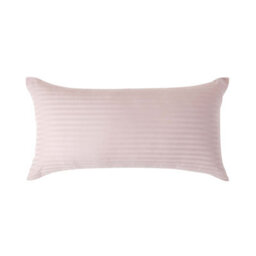 Homescapes Dusky Pink Violet Continental Egyptian Cotton Pillowcase 330 Tc, 40 X 80 Cm