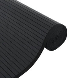Walplus Rug Rectangular Black 60X100 Cm Bamboo - thumbnail 4