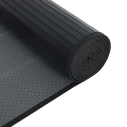 Walplus Rug Rectangular Black 60X100 Cm Bamboo - thumbnail 5
