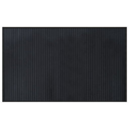 Walplus Rug Rectangular Black 60X100 Cm Bamboo - thumbnail 2