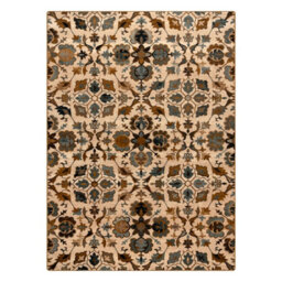 RugsX Wool Carpet Omega Amalfi Flowers Kamel Brown  170X235 Cm - thumbnail 2