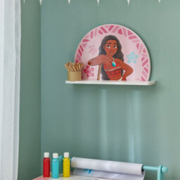 Disney Moana Small Wall Shelf, Decorative Wall Mounted Kids' Shelf, Wooden Floating Shelves For Bedroom And Playroom - thumbnail 2