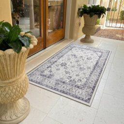 Bedlooms Serene Cashmere Rug 60X110Cm, Traditional Rug, Non Slip, Stain Resistant, Large Door & Floor Mat - thumbnail 7