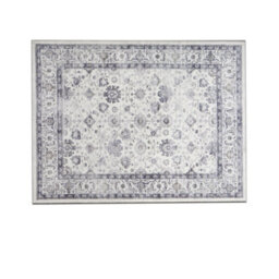 Bedlooms Serene Cashmere Rug 60X110Cm, Traditional Rug, Non Slip, Stain Resistant, Large Door & Floor Mat - thumbnail 1
