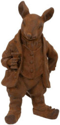 Inspirational Gifting Mr Ratty Garden Sculpture Rustic Ornament - thumbnail 1
