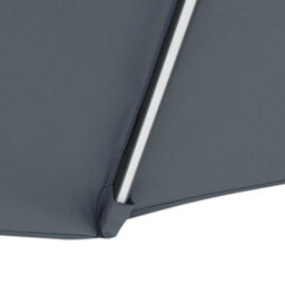 Wyld And Coco 285Cm Hexagonal Cantilever Parasol Grey With Solar Led Lights, Aluminium Pole - thumbnail 6