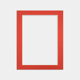 Ak Frames 14X11 Poppy Red Picture Mounts To Fit A4 Aperture Size - Mount Board Only (No Frame Included) - thumbnail 1
