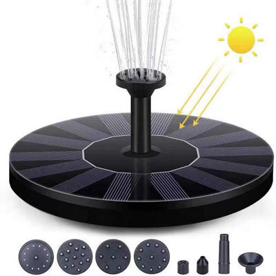 13Cm Solar Powered Outdoor Patio Water Pump Fountain