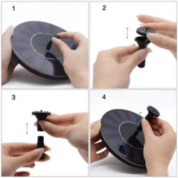13Cm Solar Powered Outdoor Patio Water Pump Fountain - thumbnail 5