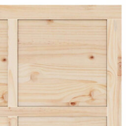 Berkfield Sliding Door Brown 100 X 208 Cm Solid Pine Wood - thumbnail 8
