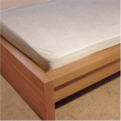 Loops Premium Anti-Allergenic Waterproof Mattress Protector For Double Beds - Machine Washable - image 1
