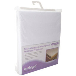 Loops Premium Anti-Allergenic Waterproof Mattress Protector For Double Beds - Machine Washable - thumbnail 2