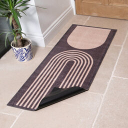 Artsy Doormats Brown Abstract Indoor Washable Doormat - thumbnail 2