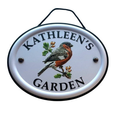 Mulberry Studios Decorative Bird Garden Sign - Kathleen's Garden