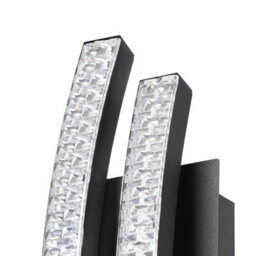 Eglo Lejias Indoor Led Wall Light, Warm White 3000K, Black Steel & Transparent Diffuser, Modern Decorative Lighting - thumbnail 3
