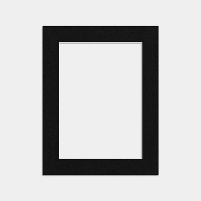 Ak Frames 9X7 Black Picture Mounts To Fit 7X5 Aperture Size - Mount Board Only (No Frame Included) - image 1