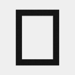 Ak Frames 9X7 Black Picture Mounts To Fit 7X5 Aperture Size - Mount Board Only (No Frame Included) - thumbnail 1