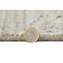 Beige Abstract Wool Luxurious Modern Easy To Clean Abstract Dining Room Bedroom And Living Room Rug -366Cm X 457Cm - thumbnail 4