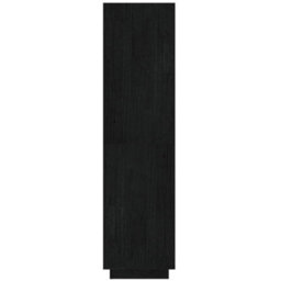 Berkfield Book Cabinet/room Divider Black 40X35X135 Cm Solid Pinewood - thumbnail 6
