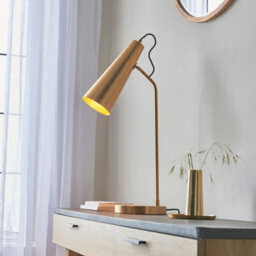 Luminosa Lighting Luminosa Karna New Task Table Lamp Warm Antique Brass - thumbnail 3
