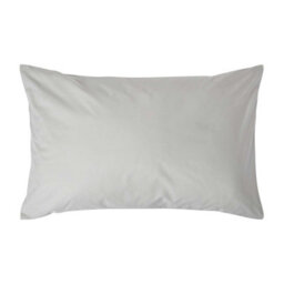 Homescapes Silver Grey Egyptian Cotton Housewife Pillowcase 200 Tc, Standard Size