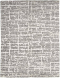 Grey Silver Wool Handmade Modern,abstract Luxurious Rug For Bedroom & Living Room-297Cm X 419Cm - thumbnail 8