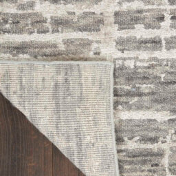 Grey Silver Wool Handmade Modern,abstract Luxurious Rug For Bedroom & Living Room-297Cm X 419Cm - thumbnail 7