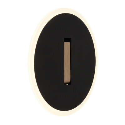Luminosa Lighting Luminosa Avery Integrated Led Wall Lamp Matt Black Led 4000K - image 1