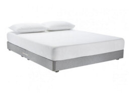 Divan Base Direct Celestia Contemporary Button Backed Fabric Bed Base Only 6Ft Super King- Verlour Silver - thumbnail 4