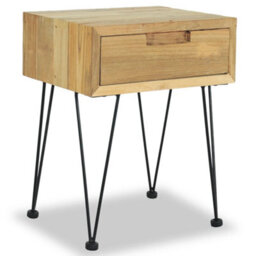 Berkfield Bedside Cabinet 40X30X50 Cm Solid Teak