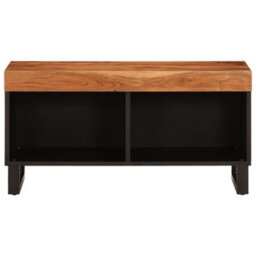 Berkfield Tv Cabinet 85X33X43.5 Cm Solid Wood Acacia - thumbnail 3