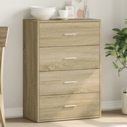 Berkfield Sideboard Sonoma Oak 60X31X84 Cm Engineered Wood - thumbnail 1