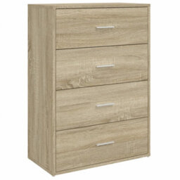 Berkfield Sideboard Sonoma Oak 60X31X84 Cm Engineered Wood - thumbnail 2