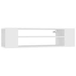 Berkfield Elegant Hanging Tv Cabinet White 100X30X26.5 Cm Engineered Wood