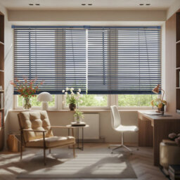 Lister Cartwright 25mm Pvc Venetian Blinds Windows Easy Fit Child Safety Included (Steel Textured, 145 Cm Width X 160 Cm Drop) - thumbnail 2