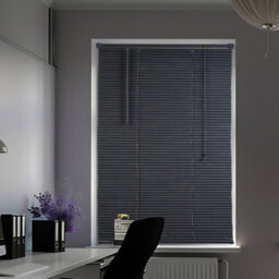 Lister Cartwright 25mm Pvc Venetian Blinds Windows Easy Fit Child Safety Included (Steel Textured, 145 Cm Width X 160 Cm Drop) - thumbnail 3