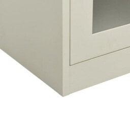 Berkfield Durable Office Cabinet Light Grey 90X40X90 Cm Steel - thumbnail 7