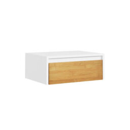 Sobuy Fbt174-E-Nw, Wall-Mounted Nightstand With Motion Light & Drawer, Floating Bedside Table - White - thumbnail 8