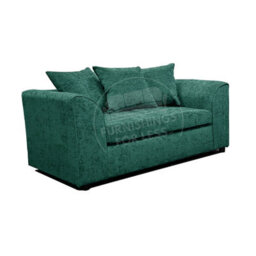 Furnishings For Less UK Monaco Chenille Fabric 3 Piece Sofa Set - 3 2 1  Teal - thumbnail 4