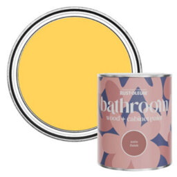 Rust-Oleum Lemon Jelly Satin Bathroom Wood & Cabinet Paint 750Ml