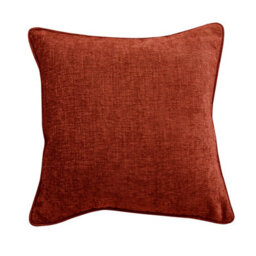 Sundour Amberley - Thermal Interlined Chenille Curtains - Eyelet - 100% Polyester (Terracotta, Cushion Cover 18'' X 18'' (Single)) - thumbnail 2