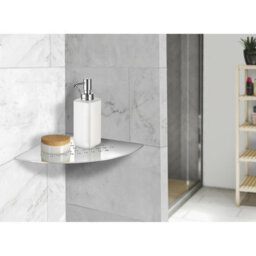 Smedbo Bathroom Shower Grout Line Corner Shelf - Holes Design - thumbnail 4