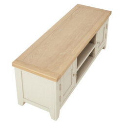 The Furniture Market Cheshire Dove Grey Painted Medium Tv Stand Unit Up To 60 Widescreen Size - thumbnail 8